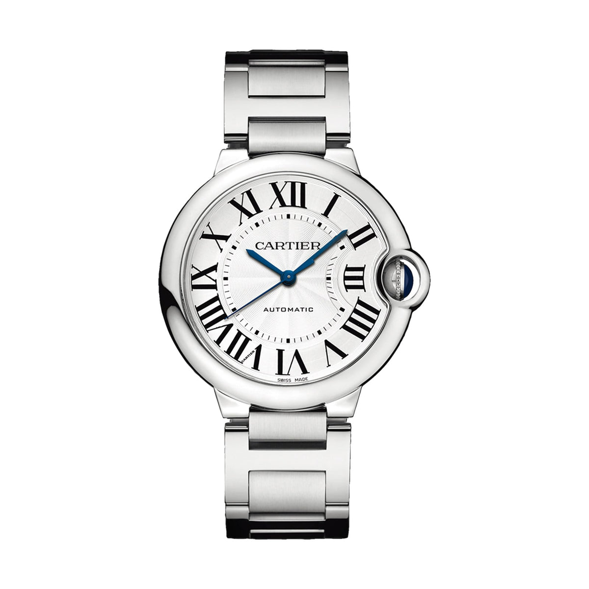 Ballon Bleu de Cartier 36 Watch - 36mm, Steel, Silver Dial, Ref. WSBB0048