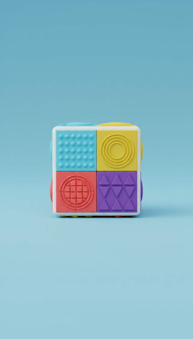 Silicone Tactile Fidget Cube
